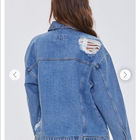 Denim Ripped Jacket - Picture 4 of 4